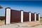 Колпак на столб под фонарь 390х390мм 0,45 Drap с пленкой RAL 8017 шоколад