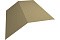 Планка конька плоского 190х190 0,45 PE с пленкой RAL 1014 слоновая кость