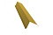 Планка торцевая 142х100 0,45 PE с пленкой RAL 1018 цинково-желтый