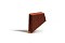 Заглушка фронтонной планки Mtile левая скарлет