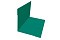 Угол внутренний 30х30 0,45 PE с пленкой RAL 5021 водная синь