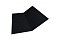 Планка ендовы нижней 300х300 0,5 GreenCoat Pural Matt RR 33 черный (RAL 9005 черный)