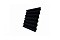 Профнастил С21R Grand Line 0,5 GreenCoat Pural BT, matt RR 33 черный (RAL 9005 черный)