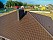 Софит металлический полная перфорация 0,5 GreenCoat Pural Matt с пленкой RR 32 темно-коричневый (RAL 8019 серо-коричневый)
