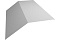 Планка конька плоского 145х145 0,5 Satin с пленкой RAL 9003 сигнальный белый