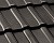 Керамическая черепица Nelskamp Nibra R10, Ангоб Темно-серый