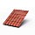 Металлочерепица МЕТАЛЛ ПРОФИЛЬ Ламонтерра (AGNETA-20-Copper\Copper-0.5)