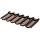 Модульная металлическая черепица Стокгольм, 1185х425 мм (00000042915)