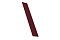 Крепежная планка 0,45 PE с пленкой RAL 3005 красное вино