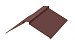 Конек усиленная полка Stynergy Corundum 50 RAL 8017 коричневый 2 м
