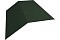 Планка конька плоского 190х190 0,5 GreenCoat Pural Matt RR 11 темно-зеленый (RAL 6020 хромовая зелень)