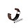 Соединитель желоба в комплекте (Коричневый матовый (RAL8017))
