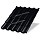 Металлочерепица МЕТАЛЛ ПРОФИЛЬ Трамонтана-SL (PURMAN-20-9005-0.5)