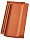 Керамическая черепица Nelskamp Nibra R10, Натуральный Красный