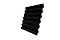 Профнастил С21R Grand Line 0,5 PurLite Мatt RAL 9005 черный