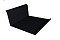 Планка примыкания нижняя 20х122х260х15 0,45 Drap RAL 9005 черный