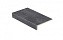 Клинкерная ступень прямоугольная Stroeher Keraplatte Roccia 845 nero, 240x175х52x10 мм