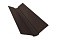 Планка ендовы верхней фигурной 100x100 0,45 Drap RR 32 темно-коричневый