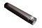 Труба круглая соединительная Optima 100мм 1м RAL 8017
