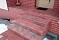 Клинкерная ступень с насечками Stroeher Keraplatte Terra 316 patrizierrot ofenbunt, 240х115х52х10 мм