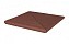 Клинкерная ступень угловая деленная венецианская гладкая King Klinker 03 Natural brown, 330*330*14 мм
