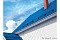 Снегозадержатель трубчатый для фальцевой кровли Optima RAL 8019 3м