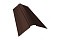 Планка конька фигурного 150x150 0,45 PE-Double RAL 8017 шоколад