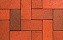 Клинкерная брусчатка ABC Altfarben-bunt-geflammt, 240х118х52 мм